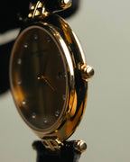-SPECIAL- “Balenciaga” 80’s-90’s Gold tone round watch