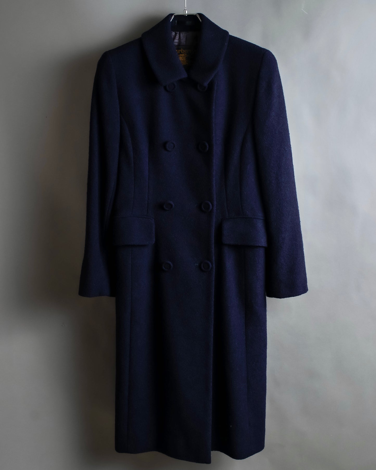 "BURBERRY"  Wool blend oversized double breasted soutien
coat