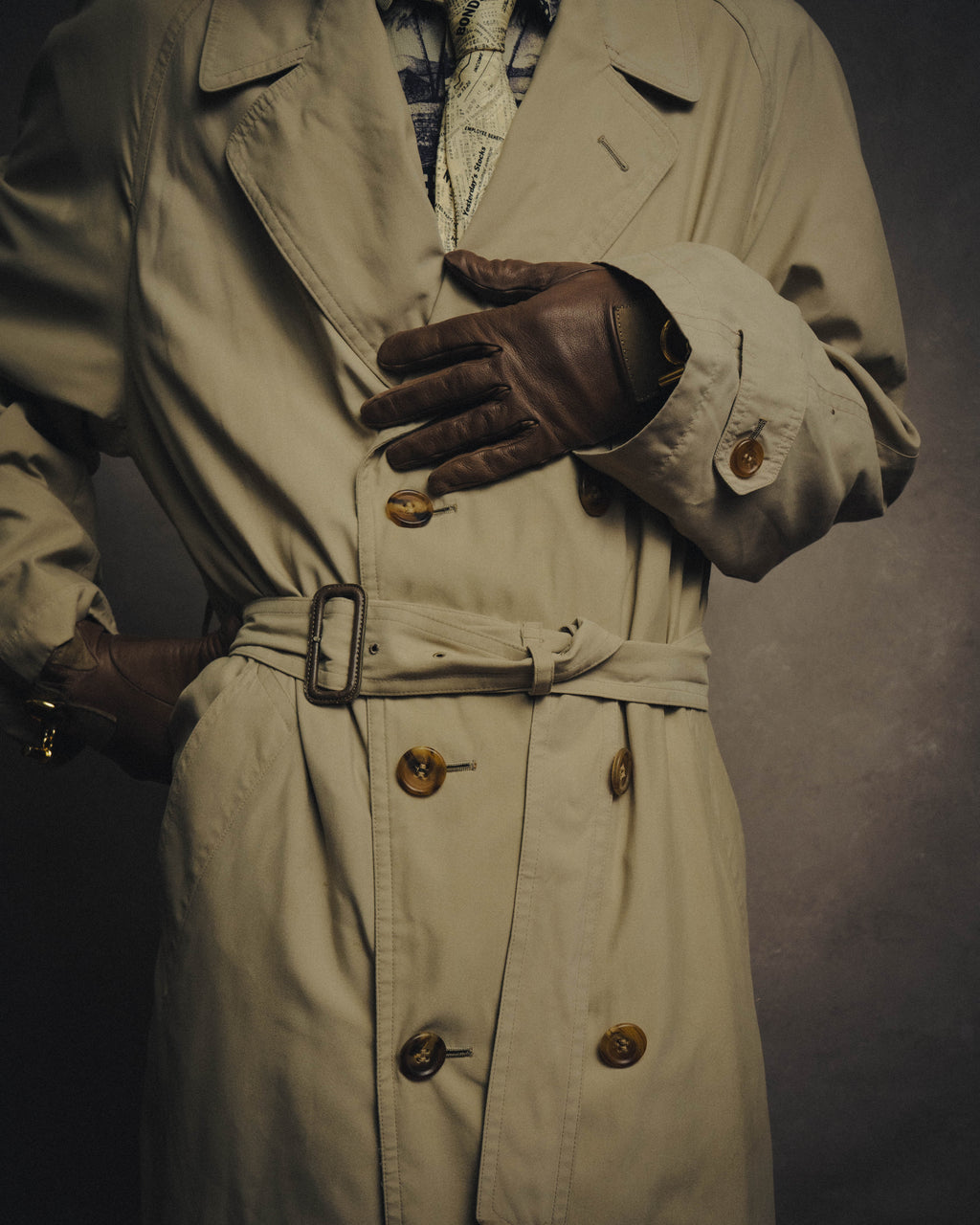 -MOOD MILLÉSIMES- 90’s oversized belted double long coat