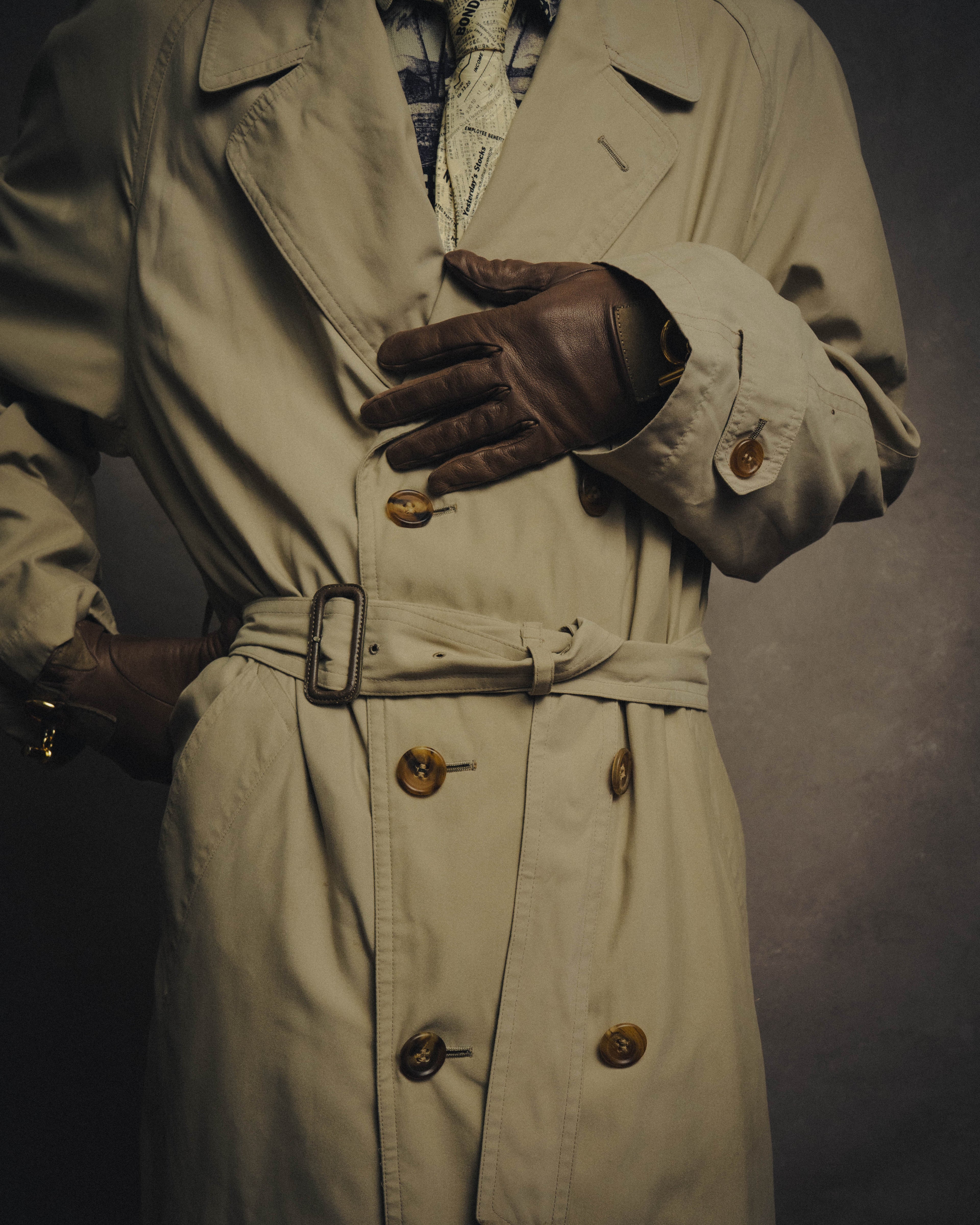 -MOOD MILLÉSIMES- 90’s oversized belted double long coat