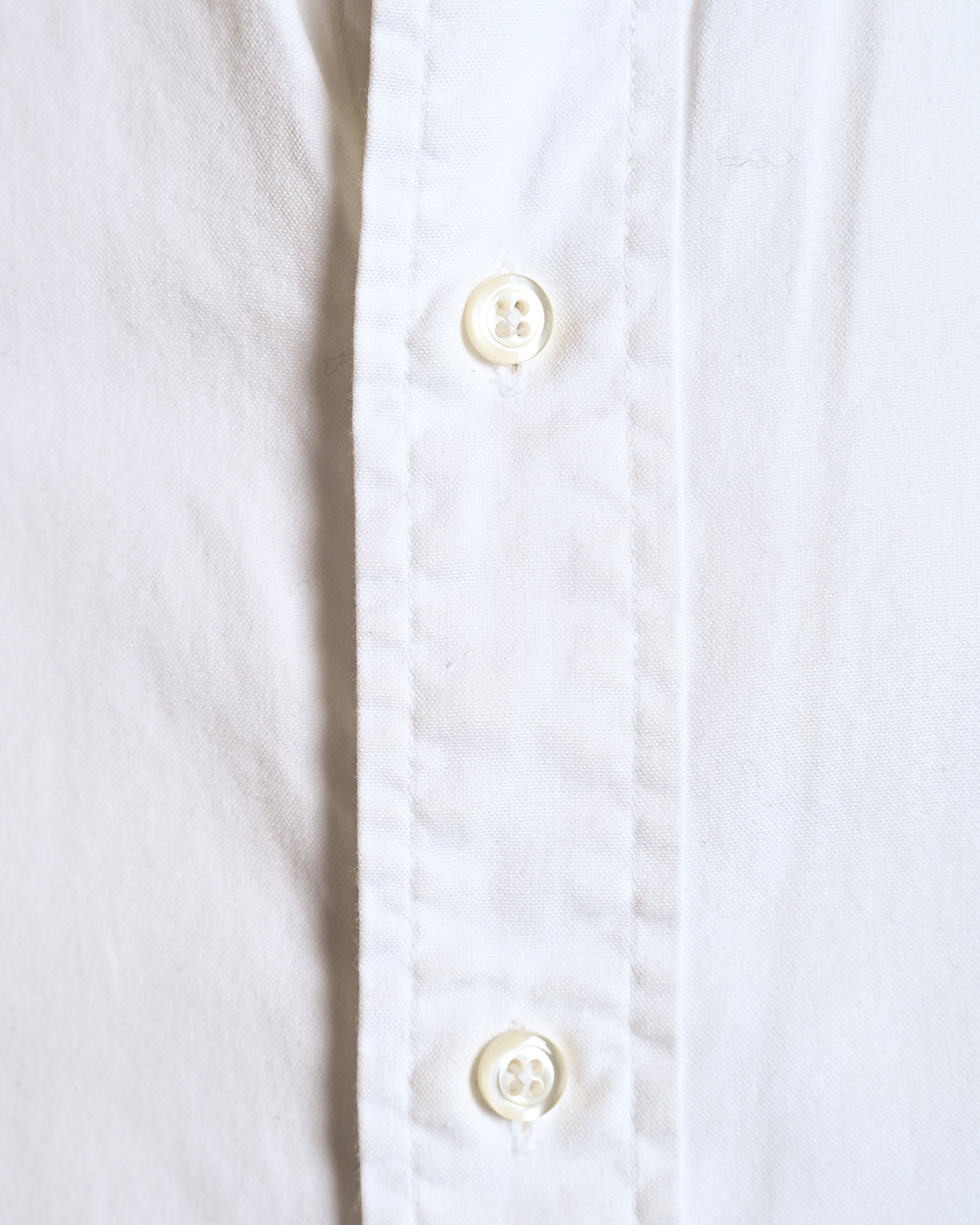 BROOKS BROTHERS/ Relax Fit Cotton French Cuff Shirt White
