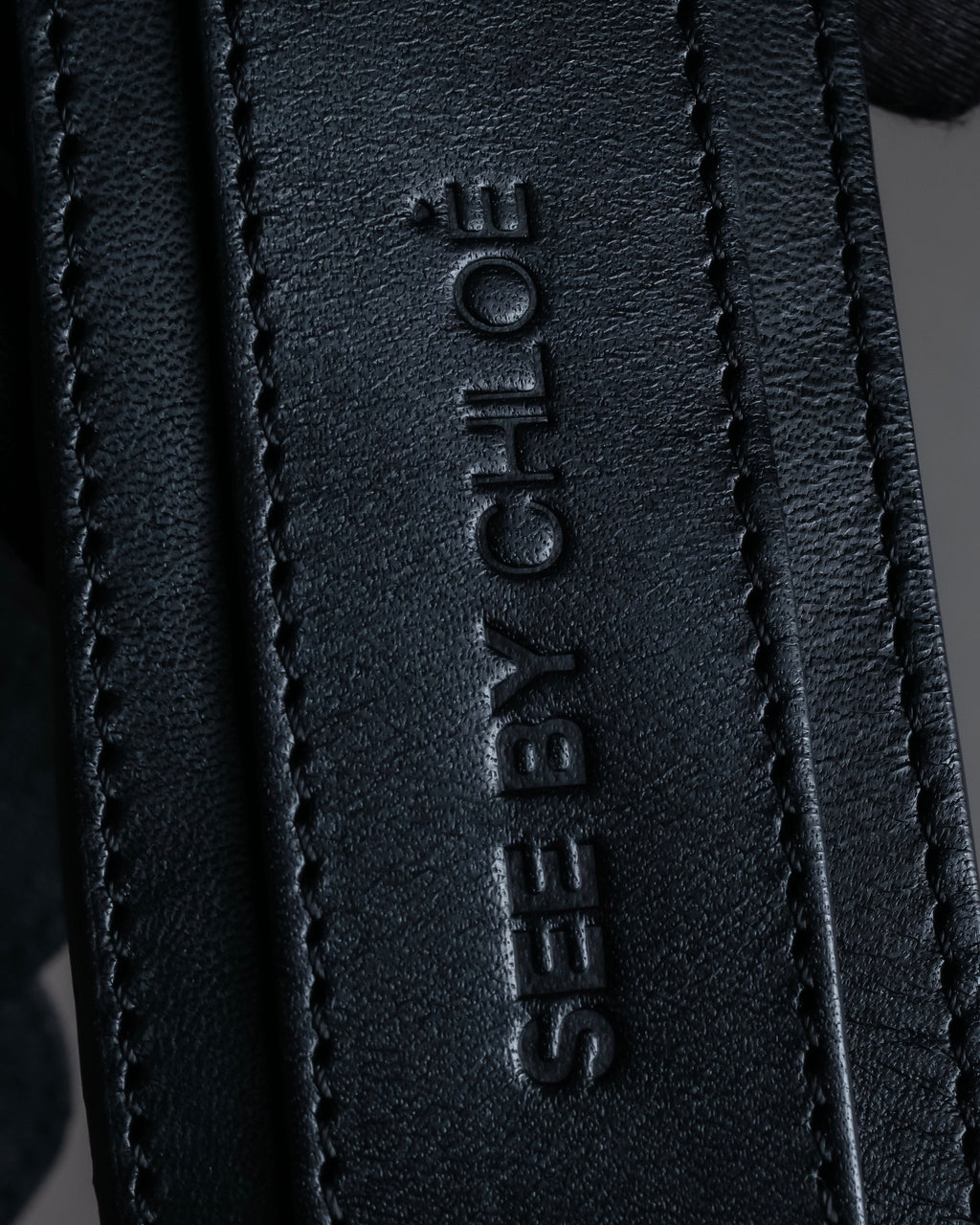 "SEE BY CHLOE" Braided shoulder design leather bag