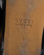 "GUCCI" GG logo design princetown loafers