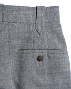 LOEWE/ 2019AW Two Tuck Wool Wide Shorts Gray