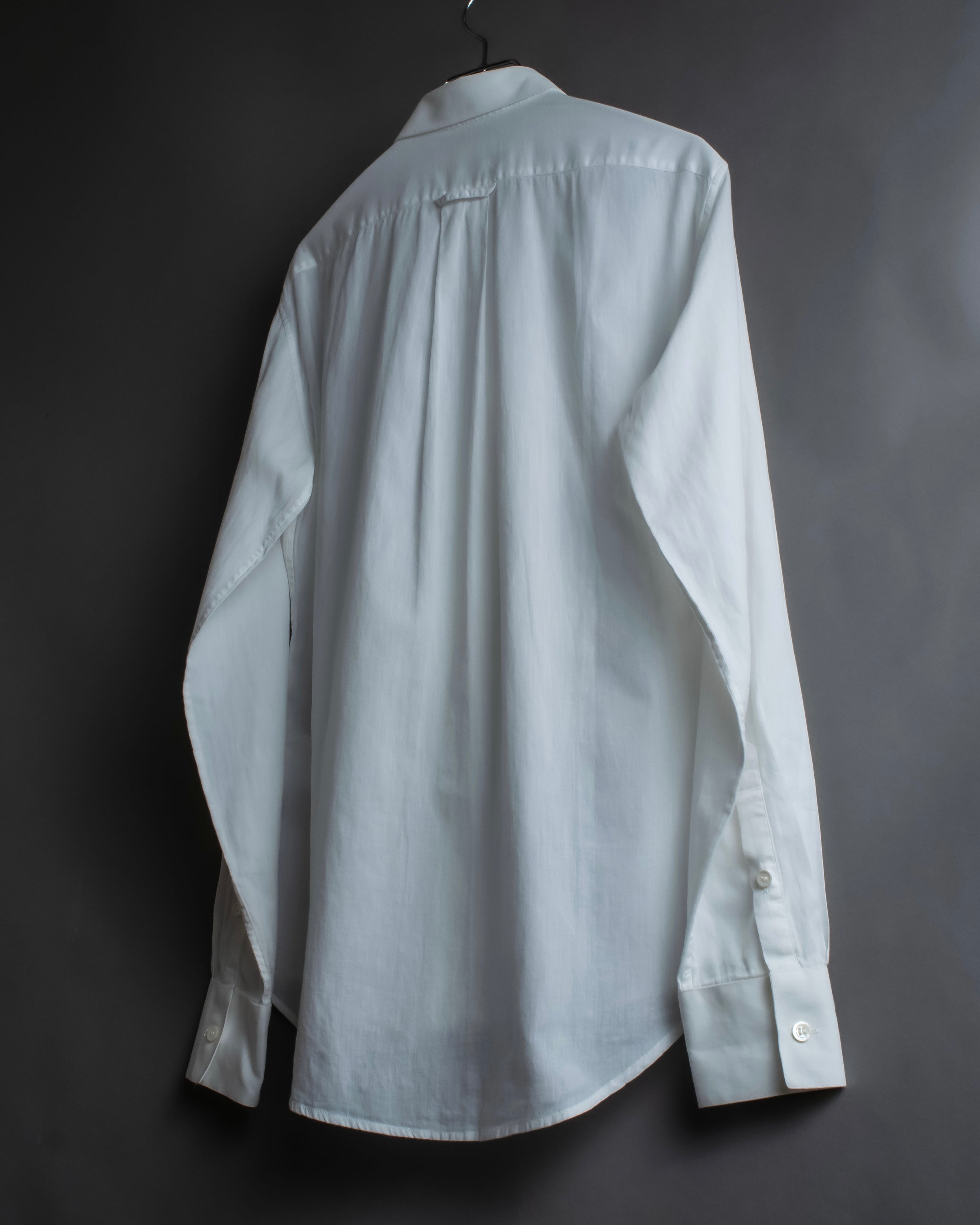 "Alexandar McQueen" Smoke art print cotton oversized shirt