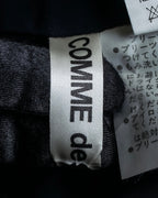 "COMME des GARCONS" Box pleated belted corset skirt