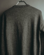 "Yves Saint Laurent" 80's-90's Relaxed wool v neck cardigan