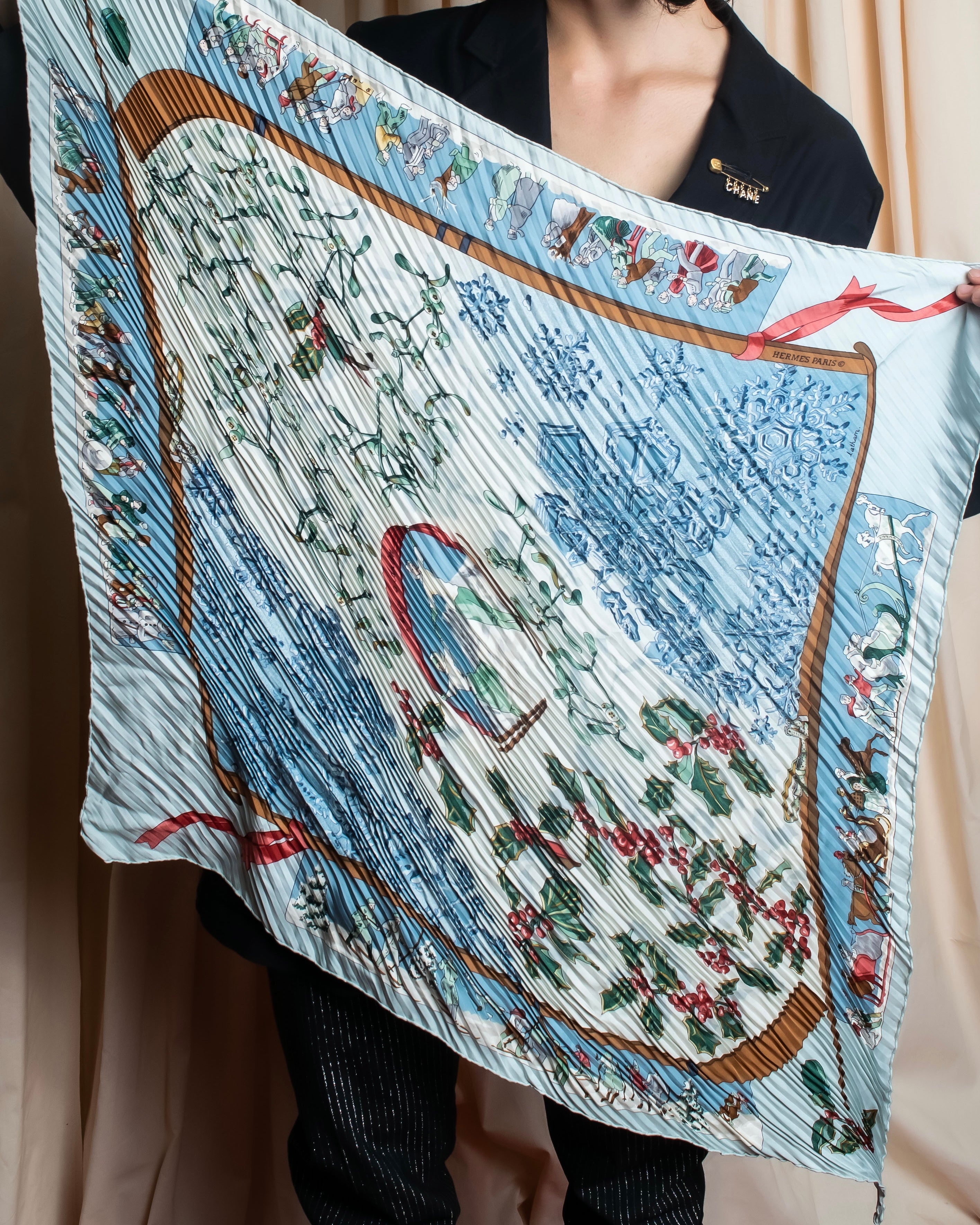 HERMES (エルメス) - カレ 90 L'ART D'ECRIRE スカーフ - ホワイト