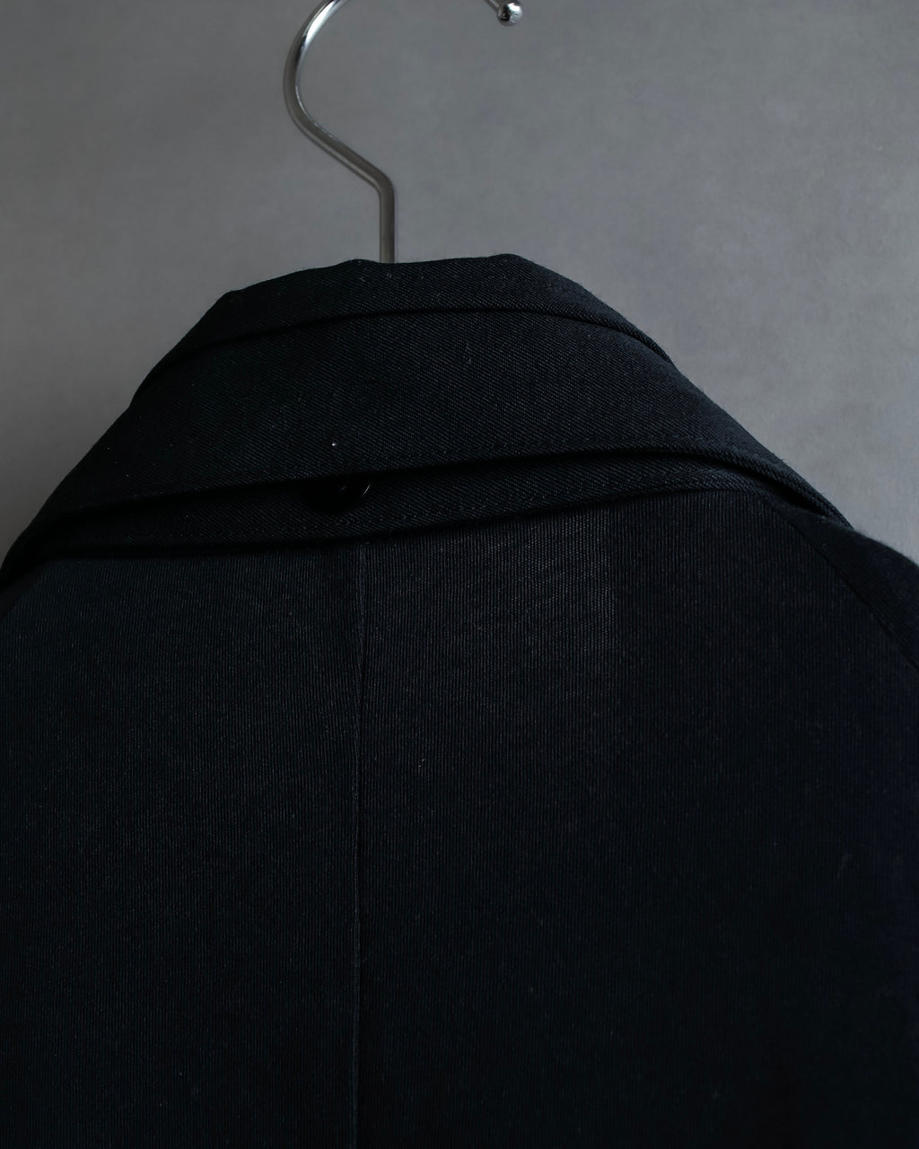 "YOHJI YAMAMOTO +NOIR" 21SS Drape panel design oversized shirt jacket