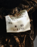 "LUNA MATTINO" 90’s Crushed velvet pointed hem vest