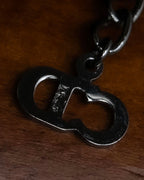 "Christian Dior" Logo design charm ribbon tie bracelet