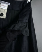 “EMPORIO ARMANI” 90’s-00’s Fluid wide trousers