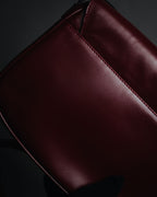 "CELINE" 2019-22 Heritage turn-lock box calf shoulder bag