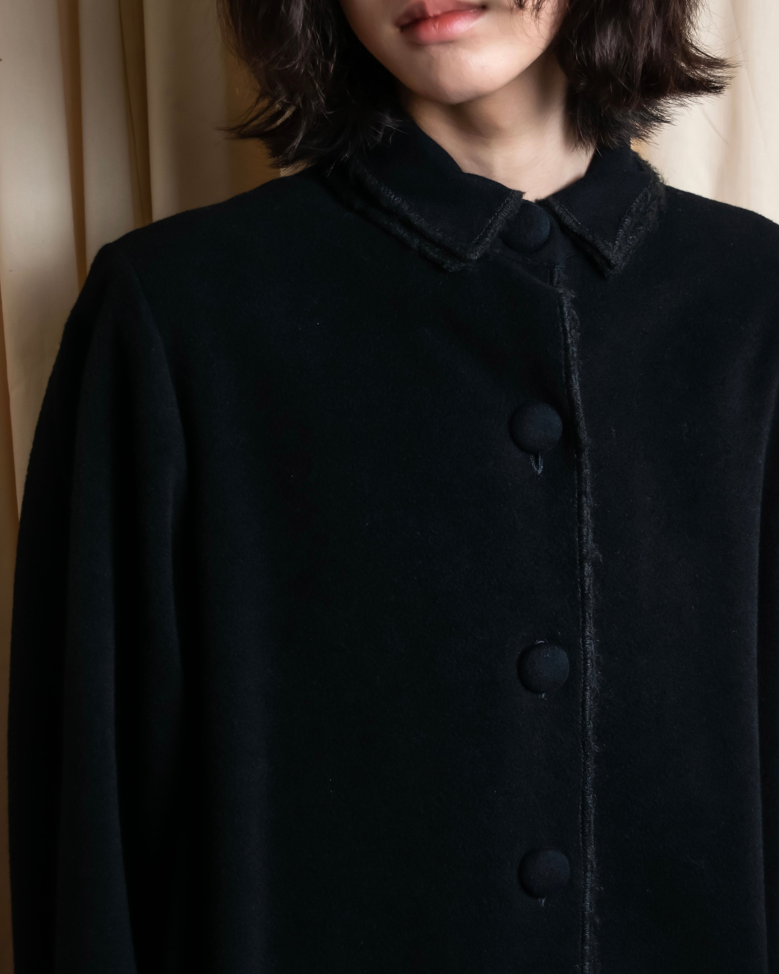 "FENDI" 00'sDouble collar design flared silhouette coat