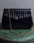 "Christian Dior" Layered flap oblique shoulder bag