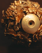 "Christian Dior" 2020's Floral double-sided stud earrings