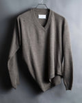 "MAISON MARGIELA 2005's AW " Twisted detail V-neck knit