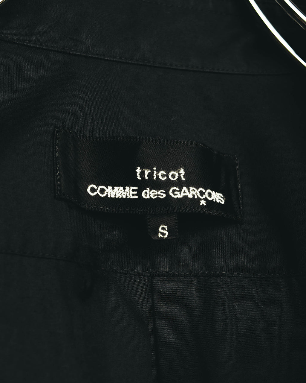 “tricot COMME des GARÇONS” 05AW Layered lace ruffle cotton blouse