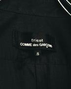 “tricot COMME des GARÇONS” 05AW Layered lace ruffle cotton blouse