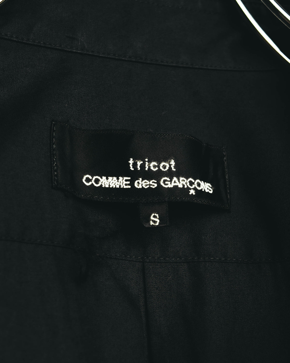 “tricot COMME des GARÇONS” 05AW Layered lace ruffle cotton blouse