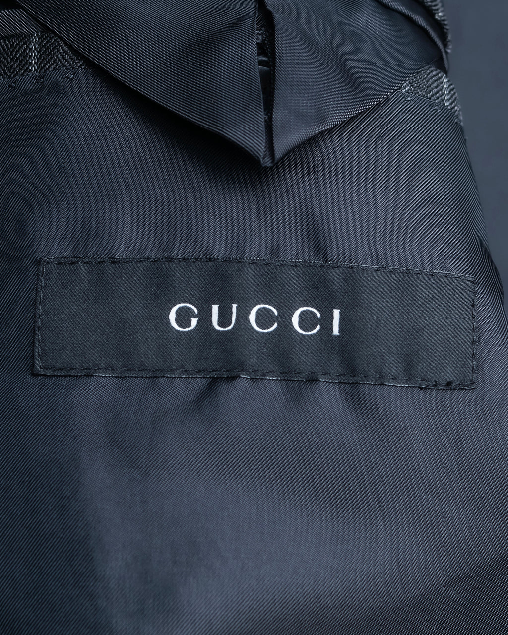 "GUCCI" Thin stripe pattern oversized jacket