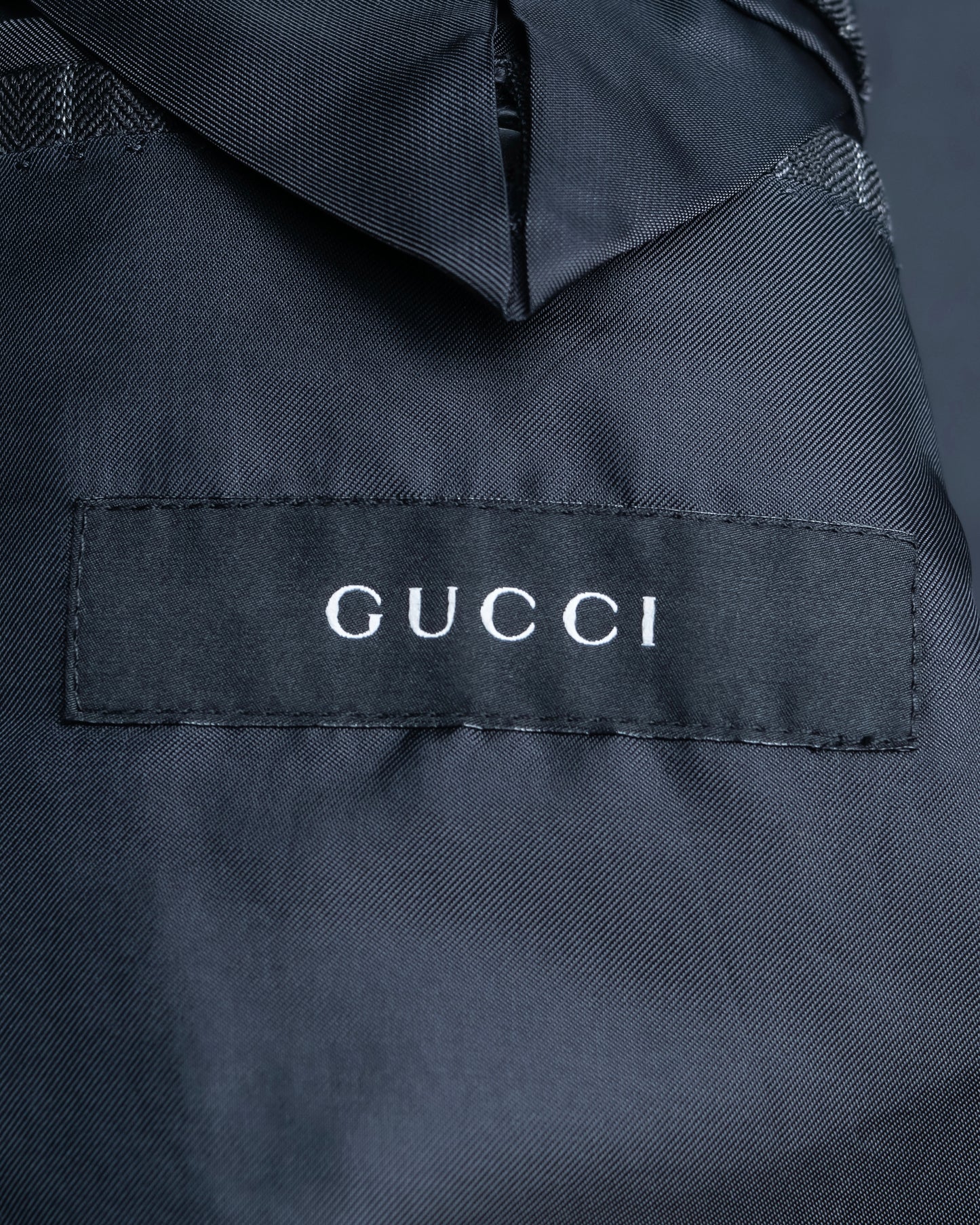 "GUCCI" Thin stripe pattern oversized jacket