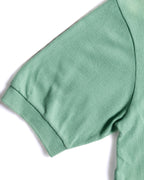 CÉLINE/ Logo Emblem Polo Shirt Mint Green