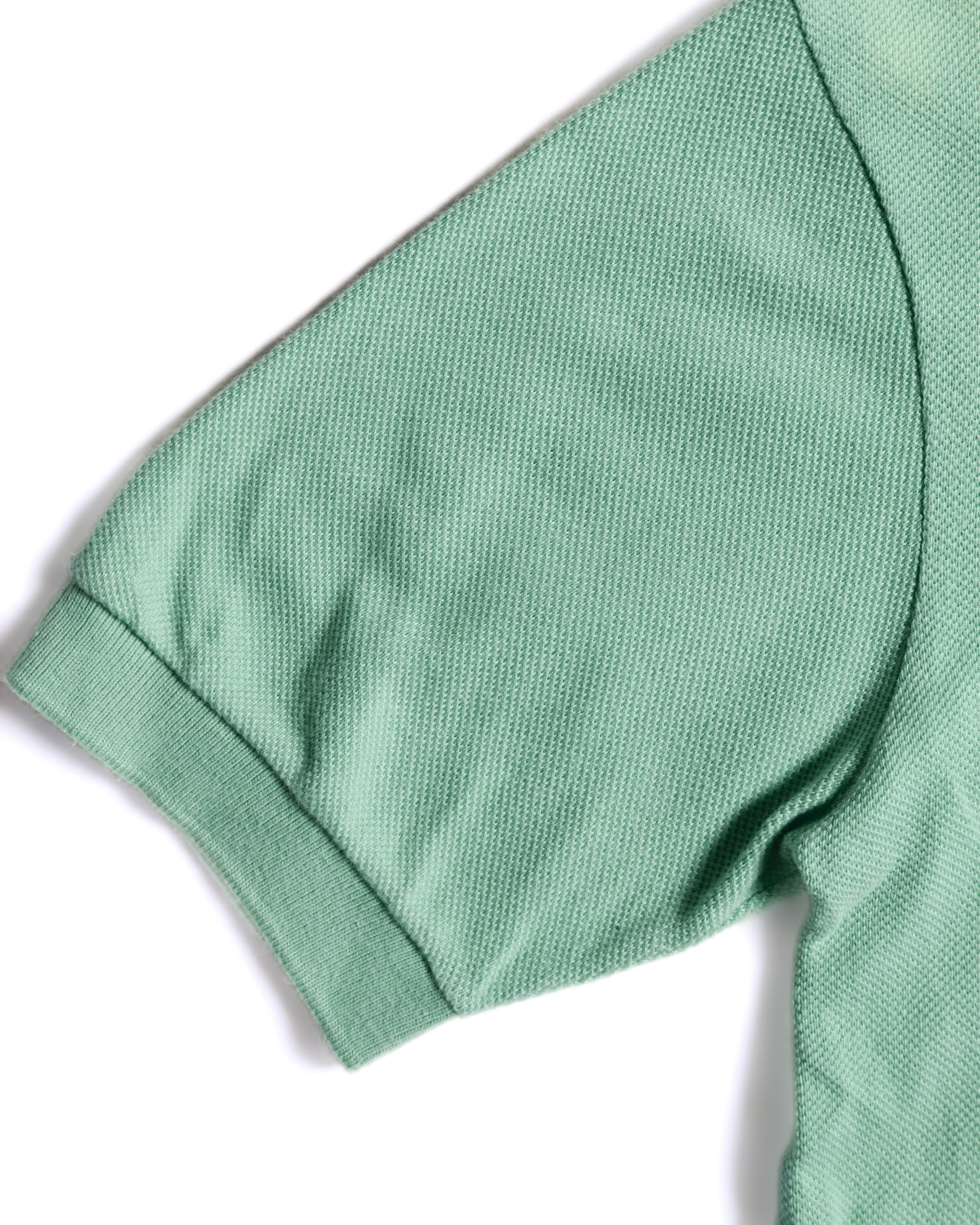 CÉLINE/ Logo Emblem Polo Shirt Mint Green