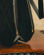 "Yves Saint Laurent" 80's-90's Quilted leather shoulder bag
