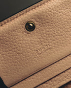 "GUCCI" 2010's-20's Pink bee motif trifold wallet