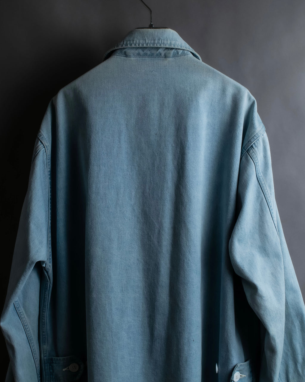 "COMOLI" Flap pocket design oversized denim jacket