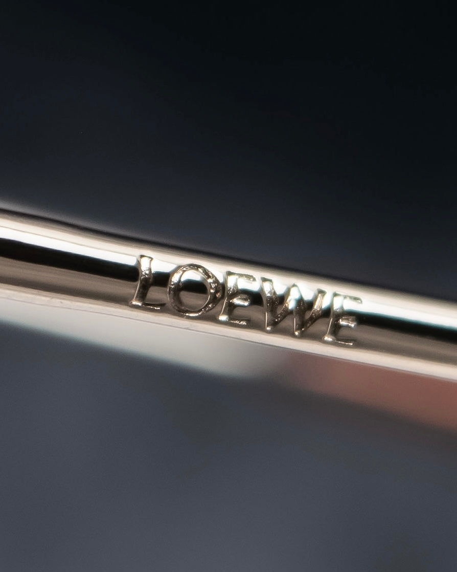 "LOEWE" Butterfly frame silver temple sunglasses