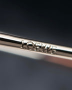 "LOEWE" Butterfly frame silver temple sunglasses
