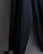 "LOEWE" Deep pleat tapered draped slacks