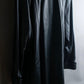 "PIERRE BALMAIN" Oversized double-breasted lamb leather tailored jacket