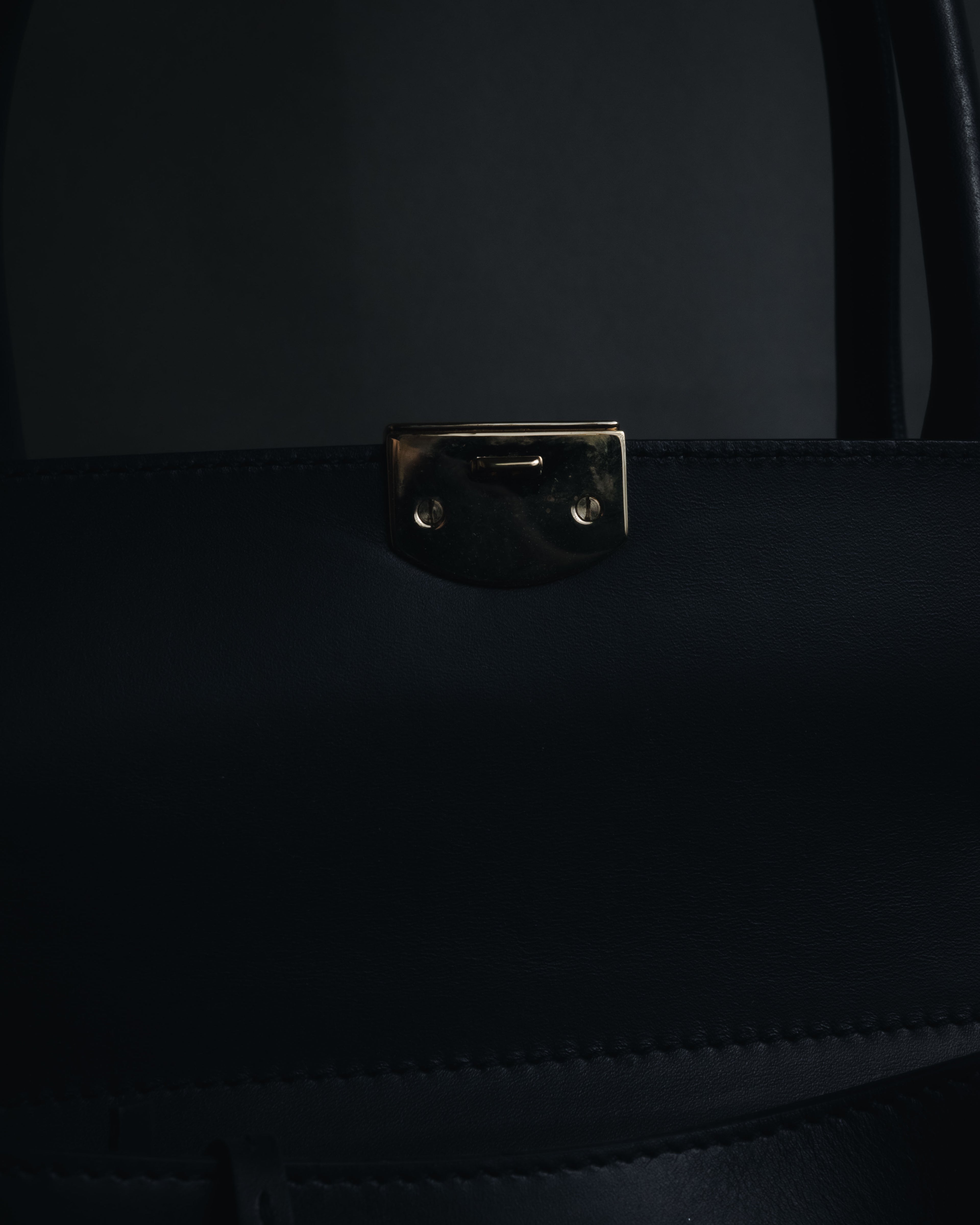 "BALENCIAGA" 2013 Autumn/Winter Padlock All Afternoon Structured Leather Bag