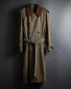 -SPECIAL- "Burberrys" 90's Collar switching two-tone trench coat