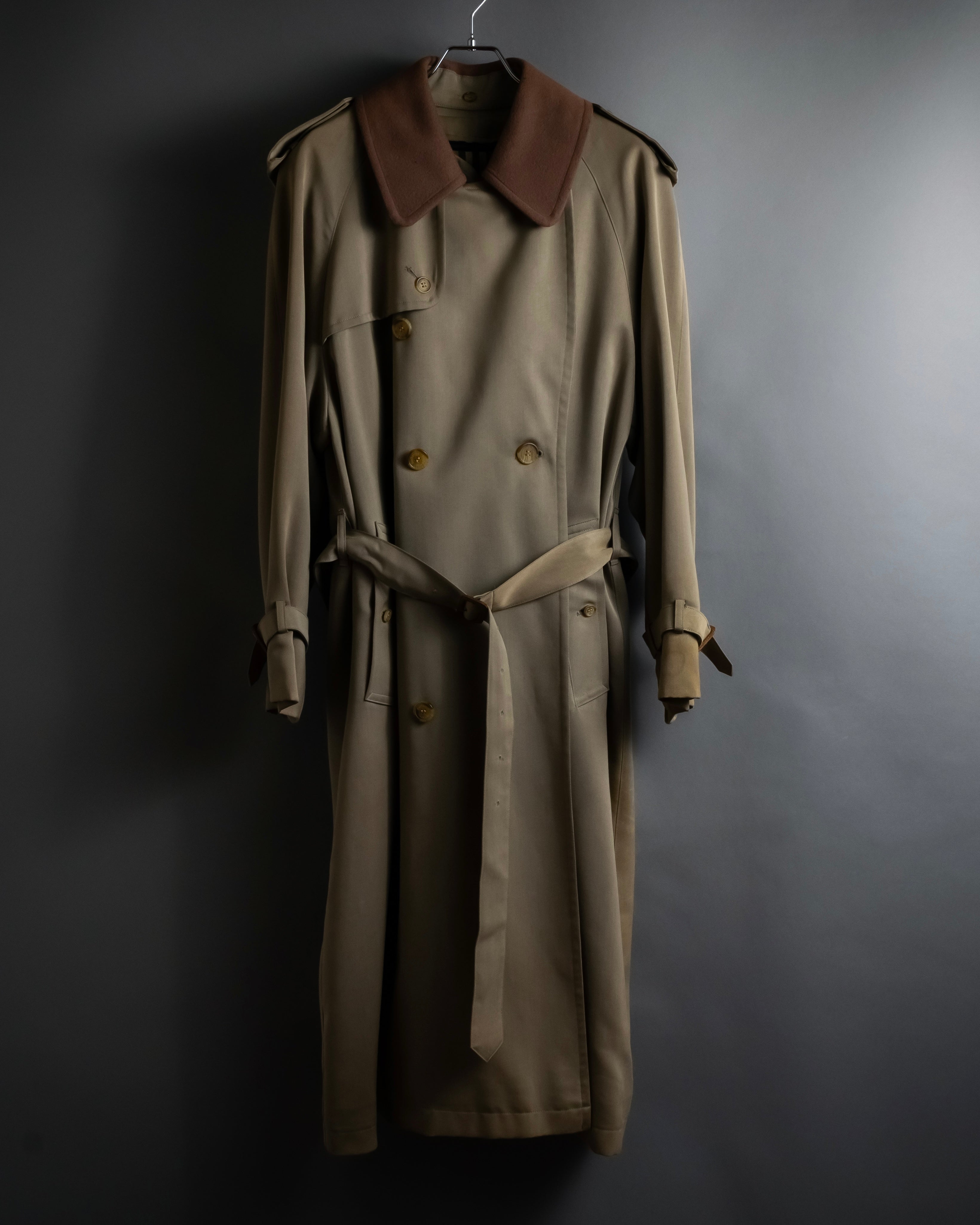 -SPECIAL- "Burberrys" 90's Collar switching two-tone trench coat