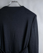 "Salvatore Ferragamo" Gancini motif belted design long dress