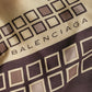 "BALENCIAGA" Block geometric pattern square scarf