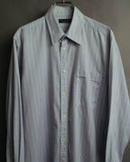 "Christian Dior" 80's-90's Relaxed striped long sleeve shirt