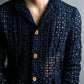 “Comme des Garçons Comme des Garçons ” Wood button thick lace jacket