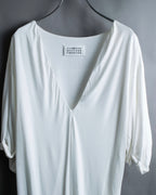 "MAISON MARTIN MARGIELA" Oversized V-neck tunic