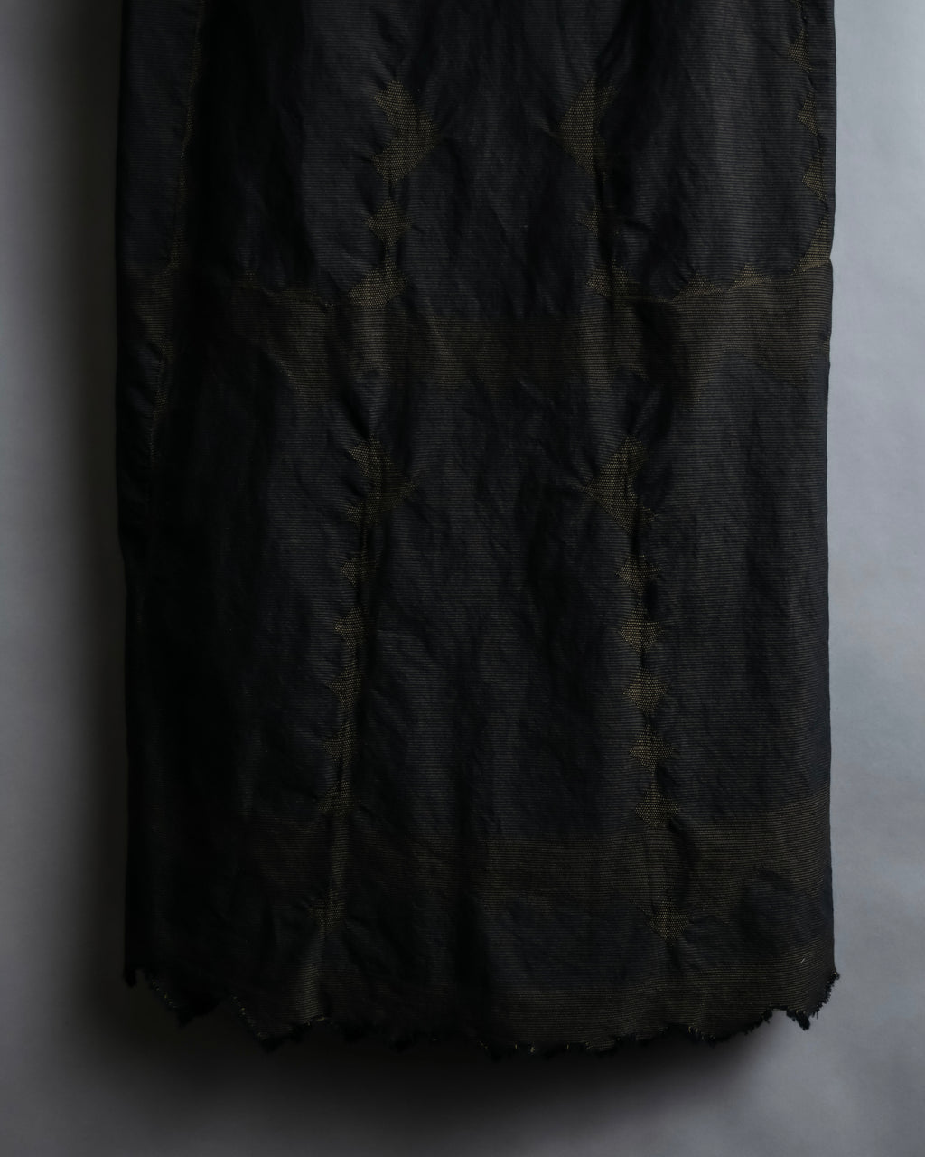 "A-POC" Wrap design high slit skirt