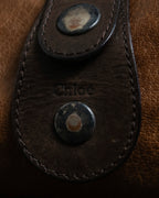 "Chloe" Out pocket design silverado hand bag