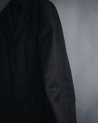 "GIANFRANCO FERRE" 90’s-00’s architecturally tailored three button wool blazer