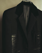 "Bottega Veneta" 90's-00's Sculptural tailored long coat