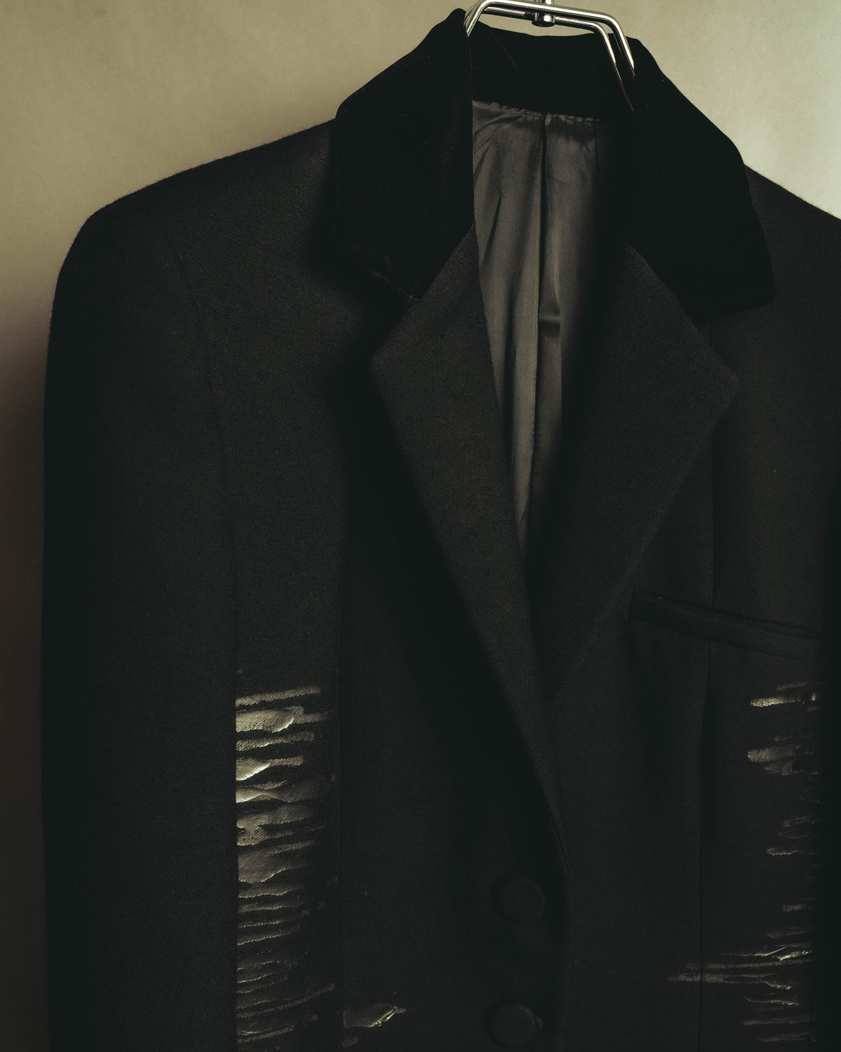 "Bottega Veneta" 90's-00's Sculptural tailored long coat