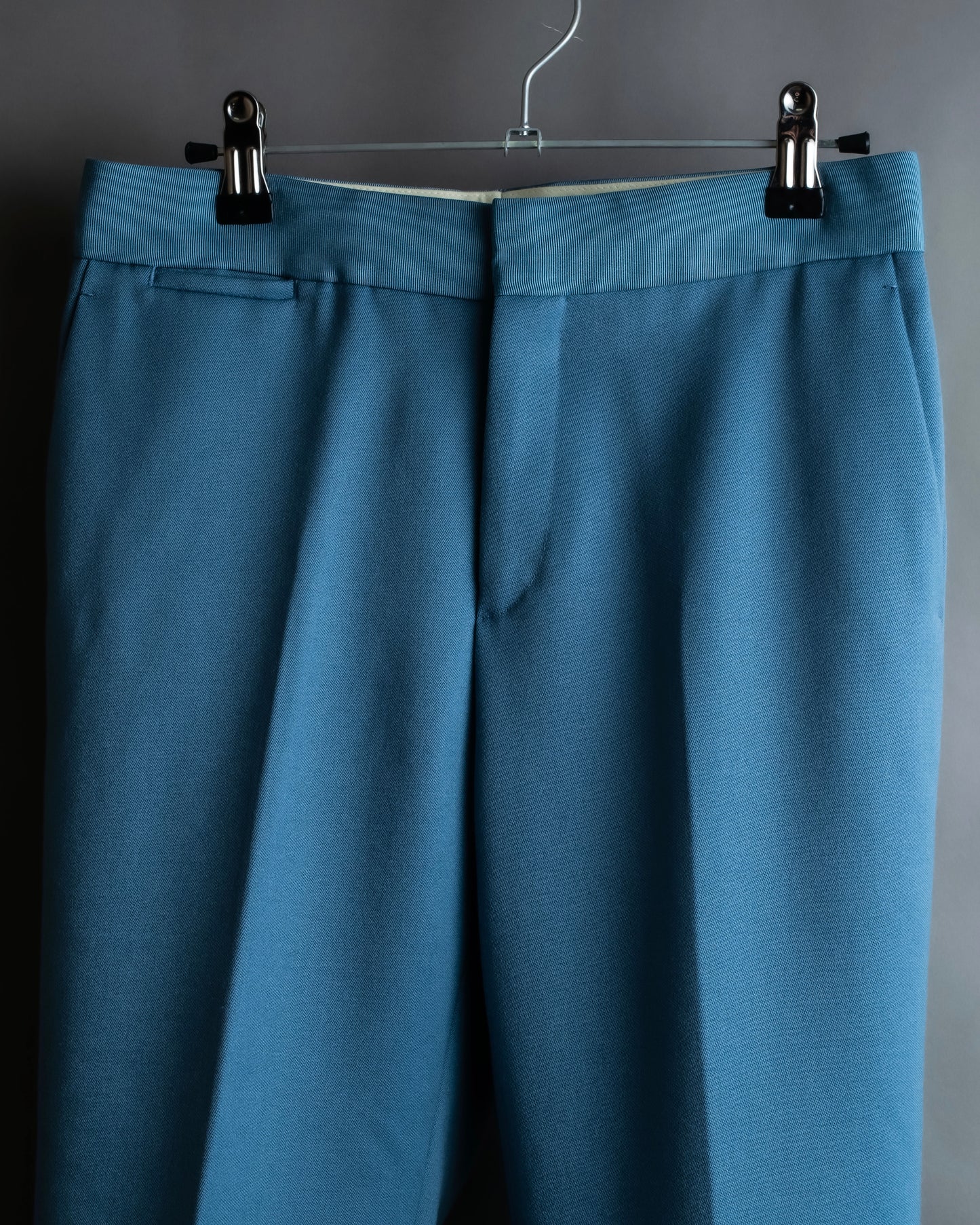 "DRAWER" Beautiful light blue tapered silhouette slacks