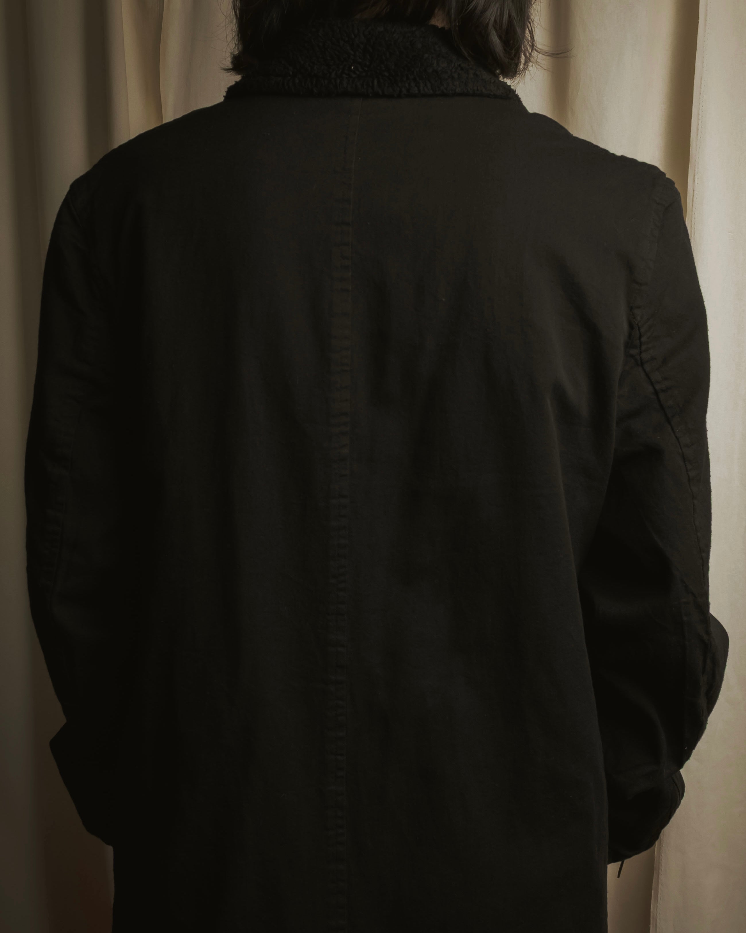 "COMME des GARCONS HOMME"
Utility zip pocket coat